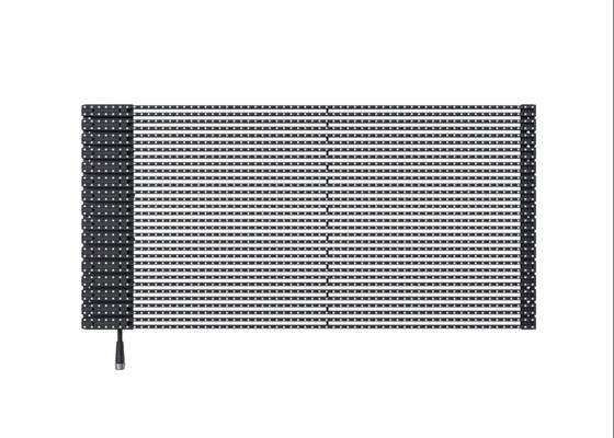 AC265V 260W شاشة LED خارجية شفافة IP66 كهروضوئية لواجهة النافذة
